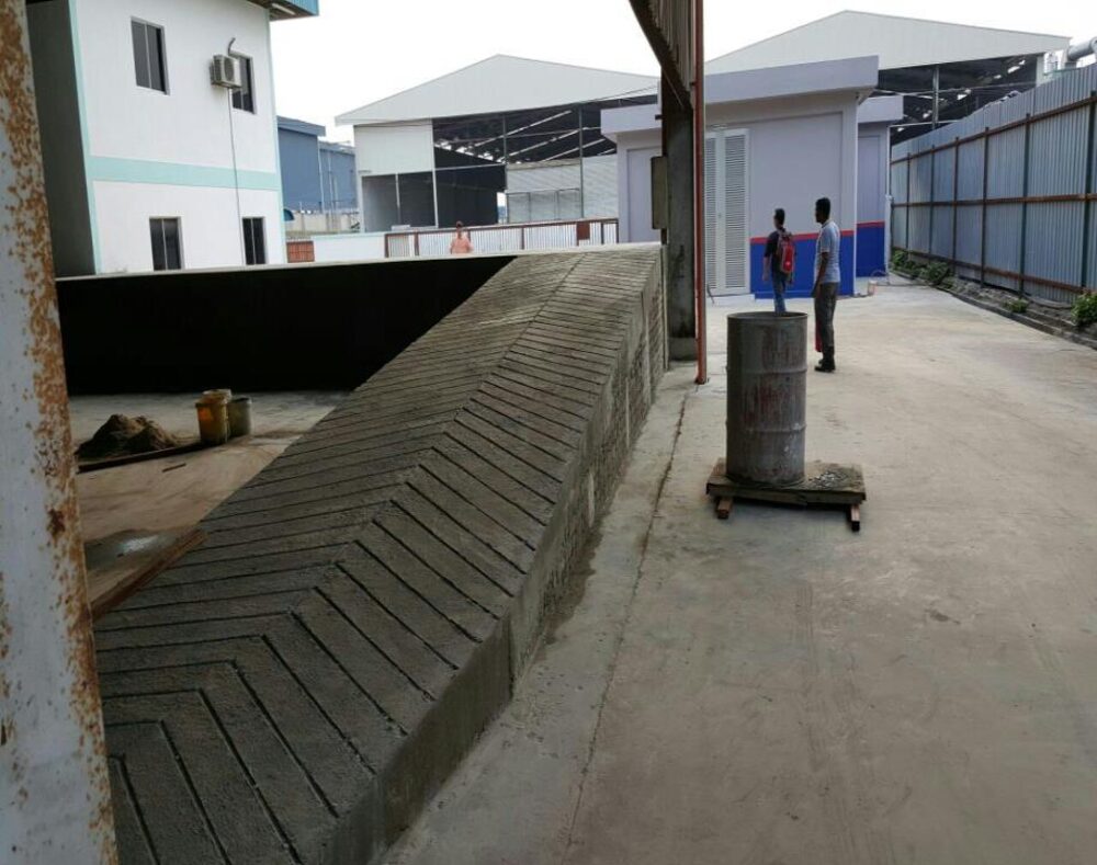 Loading bay construction at Worldbio Energy S/B factory