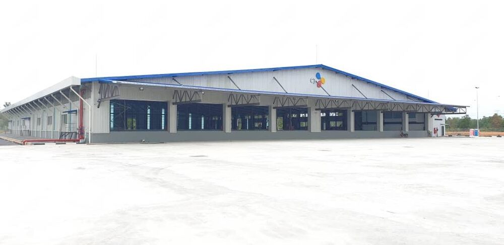 Completed warehouse roofing and cladding at CJ Bio Paka